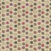 Ткань с изображением лисьев Dalarna коллекции