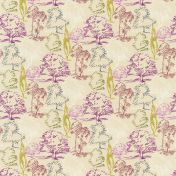 Ткань с лесным пейзажем Aspen коллекции