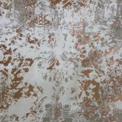 Бархатная ткань со сложным двойным принтом