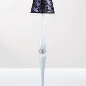 Торшер с темным абажуром