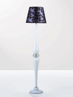 Торшер с темным абажуром