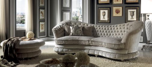 Трехместный диван Diva от фабрик Misura Salotti