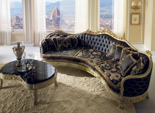 Трехместный диван Augusto от итальянской фабрики Misura Salotti