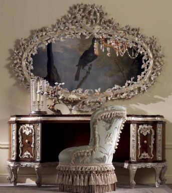 Туалетный столик и зеркало из коллекции REGENCY