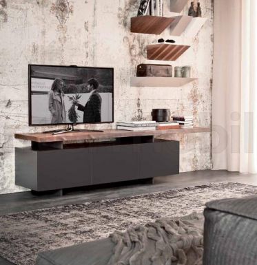 Тумба для ТВ в сером цвете