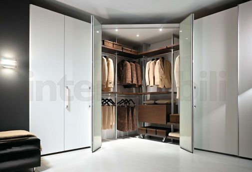 Угловая гардеробная из коллекции Mercantini