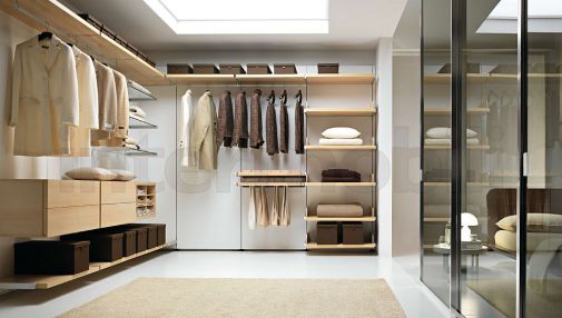 Угловая гардеробная Mercantini