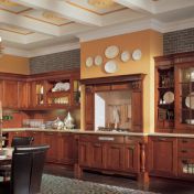 Угловая кухня Opera из натурального дерева