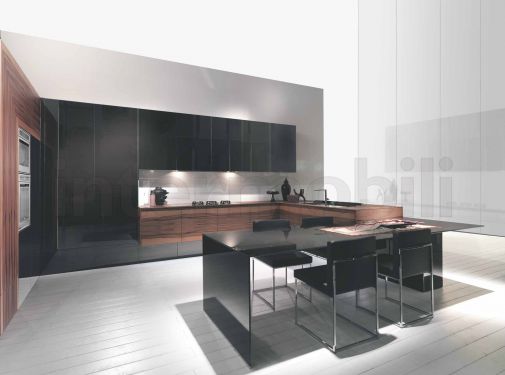 Угловая кухня с обеденной зоной из коллекции Сontempora