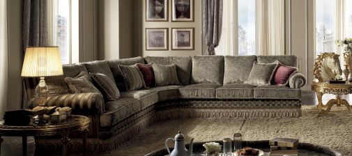 Угловой диван Milano от фабрики Misura Salotti