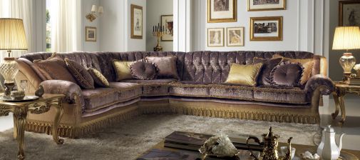 Угловой диван Urbino от фабрики Misura Salotti