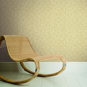 Волнообразный рисунок на фоне ткани