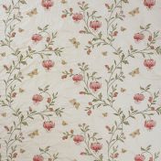 Wild Lily Floral Embroidered Dupion