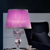 Яркая настольная лампа