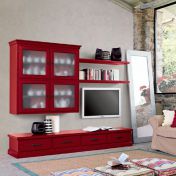 Яркая стенка для гостиной из коллекции Glamour