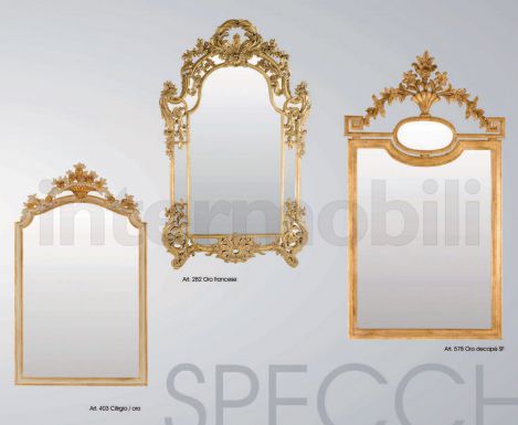 Зеркала с позолотой итальянской фабрики Chelini