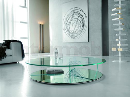 Зеркальный кофейный столик.