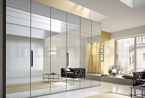 Зеркальный платяной шкаф из коллекции SESTANTE